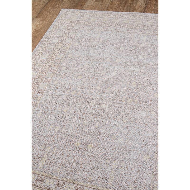 4'x6' Isabella Brooke Area Rug Gray - Momeni