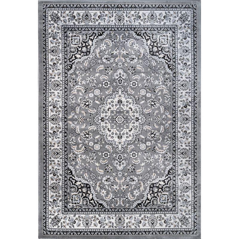 Palmette Modern Persian Floral Area Rug - JONATHAN Y