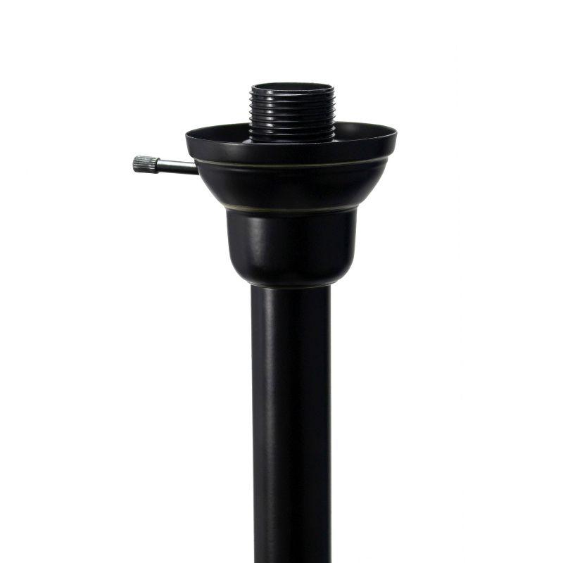 Torchiere Floor Lamp with 2 Reading Lights and Scalloped Glass Shades Bronze/White - Lalia Home: Adjustable, UL Listed, Metal Body