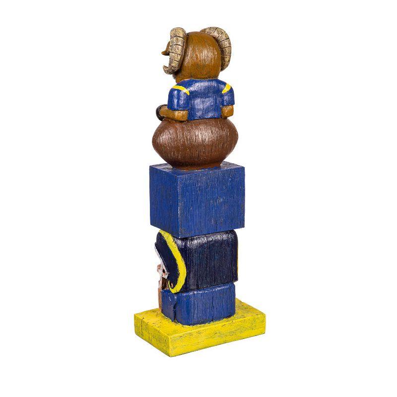 Team Garden Statue, LA Rams, Blue & Gold