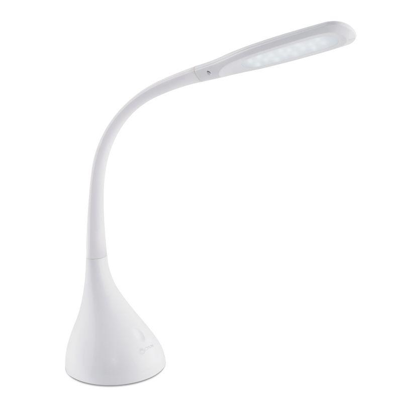 14" Creative Curves Desk Desk Lamp White (Includes LED Light Bulb) - OttLite