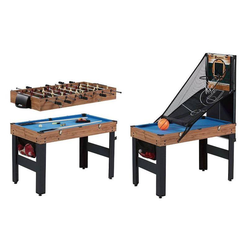 MD Sports 48" 5-in-1 Combo Game Table with Basketball