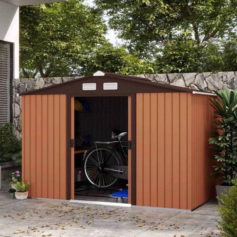 Outsunny Metal Storage Shed