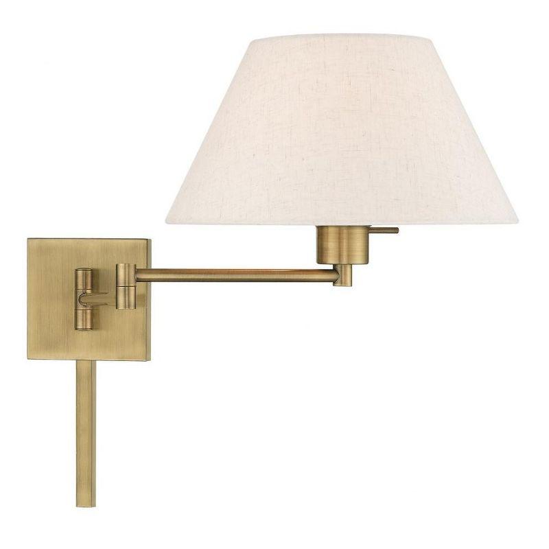 Livex Lighting 1 - Light Wall Light in  Antique Brass