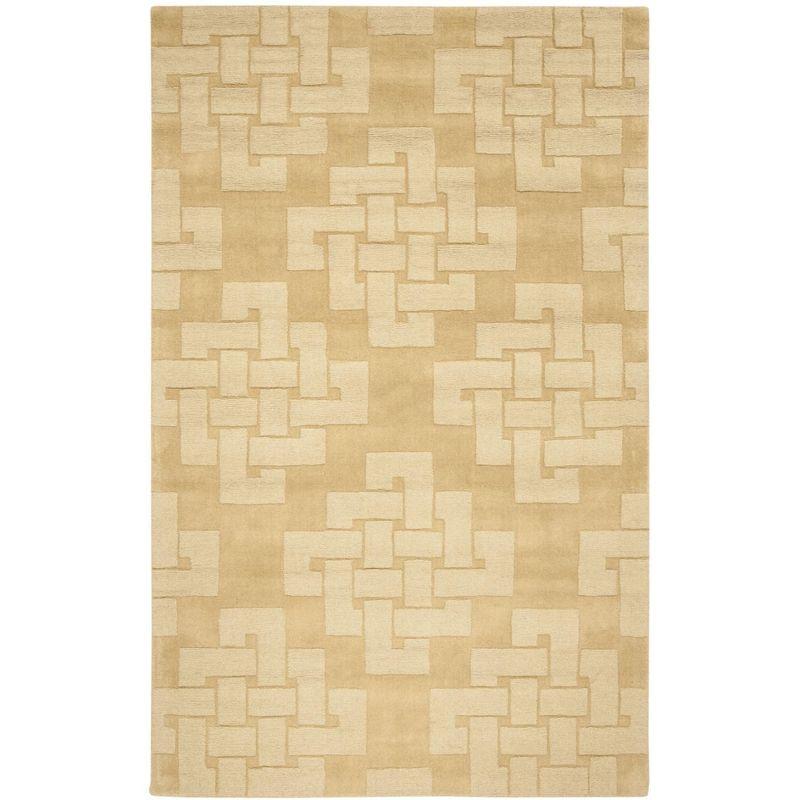 Martha Stewart Hand Tufted Wool Pile Geometric Rug