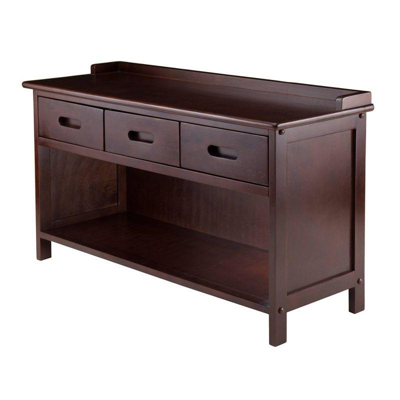 Winsome Fabric Storage Bench