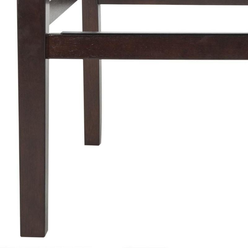 Norah Bar Stool (Set of 2) - FOX6210 - Dark Taupe - Safavieh Couture