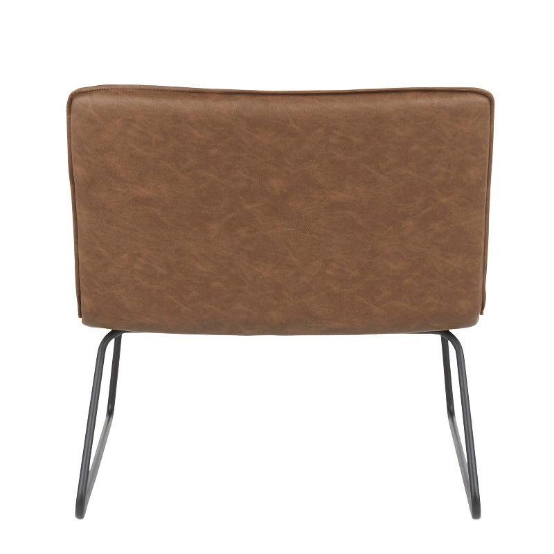 Eaton Faux Leather Accent Chair