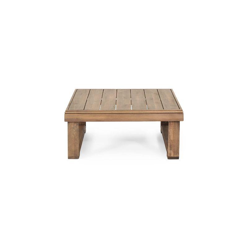 Westchester Brown Wash Acacia Wood Outdoor Coffee Table