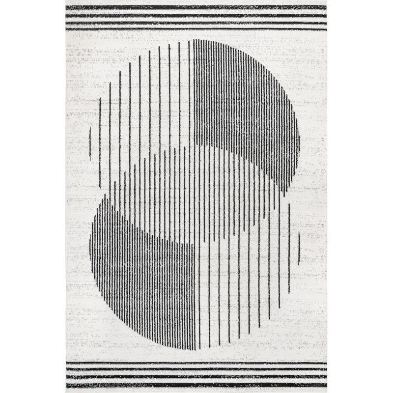 nuLOOM Blaire Contemporary Solar Eclipse Area Rug