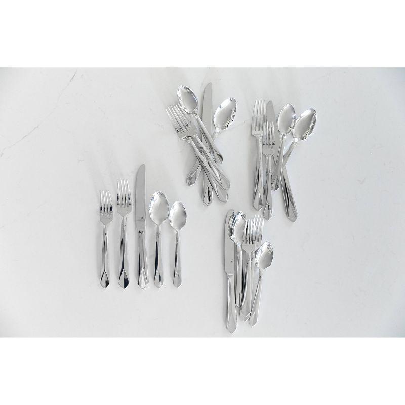 Cuisinart 20pc Stainless Steel Jolie Silverware Set: Flatware Set for 4, Corrosion & Stain-Resistant, Dishwasher-Safe