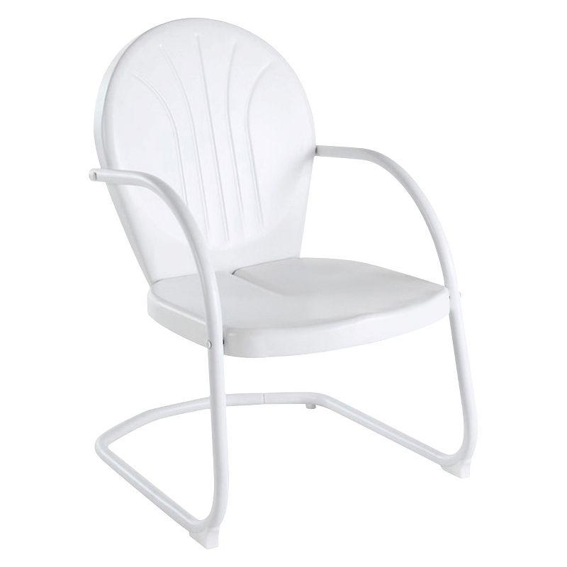 Griffith Metal Chair in White Finish