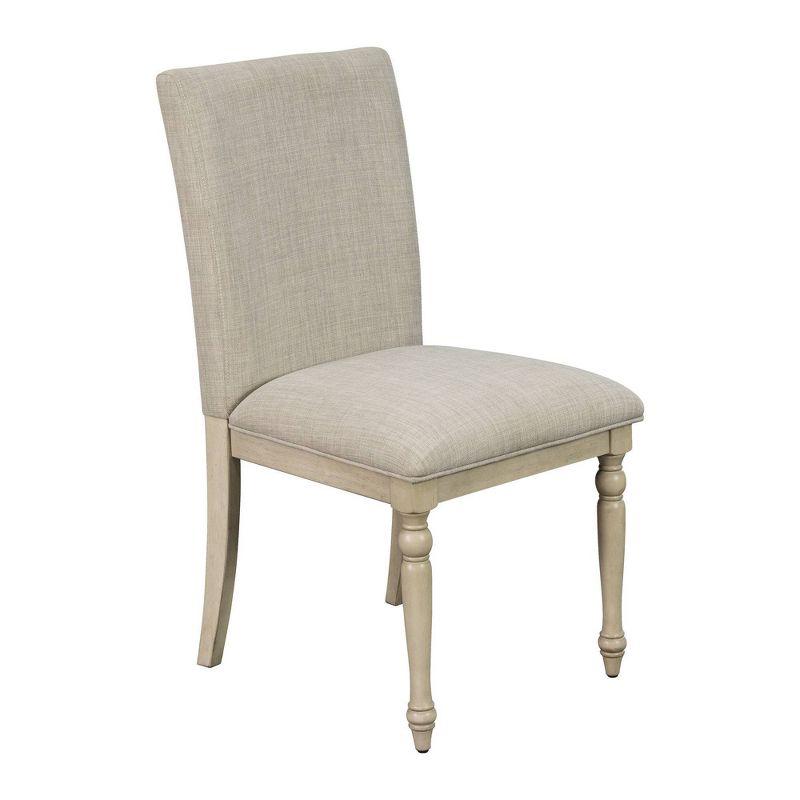Martha Stewart Fiona Side Chair in Light Gray (Set of 2)