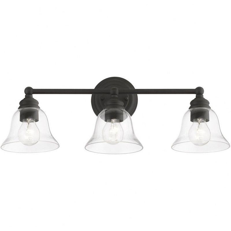 Livex Lighting Moreland 3 - Light Vanity in  Black