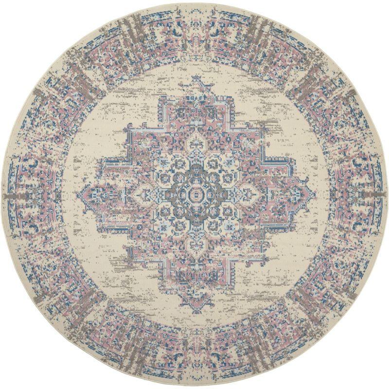 Nourison Grafix Center Medallion Area Rug