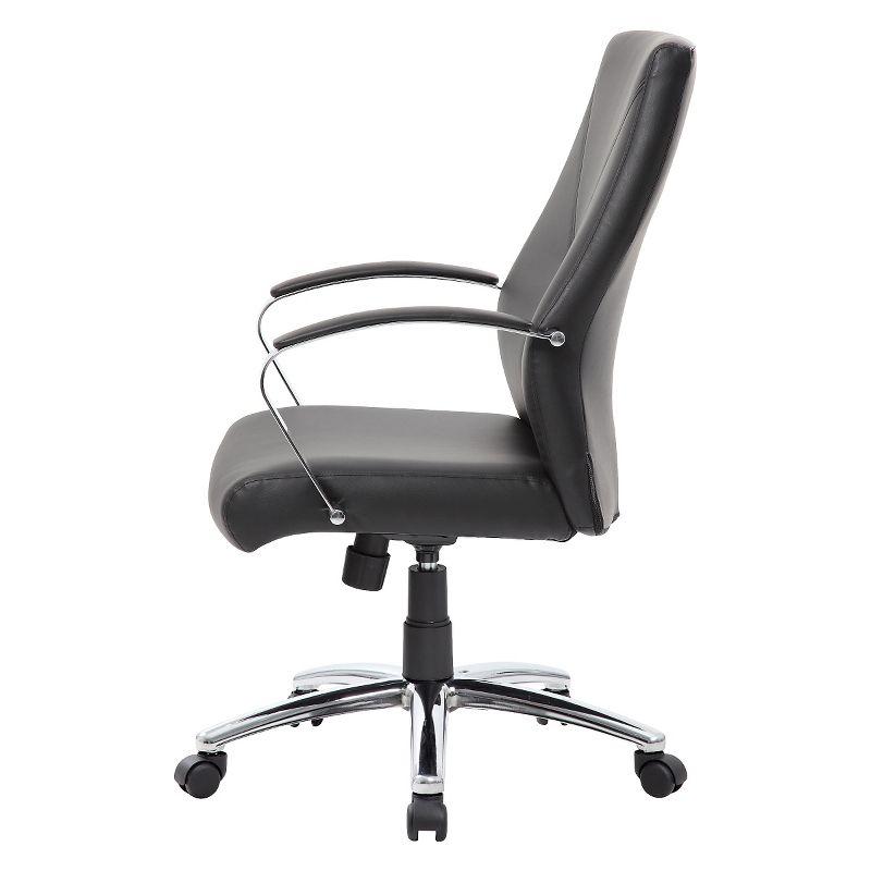 Luxurious High-Back Black LeatherPlus Executive Swivel Chair