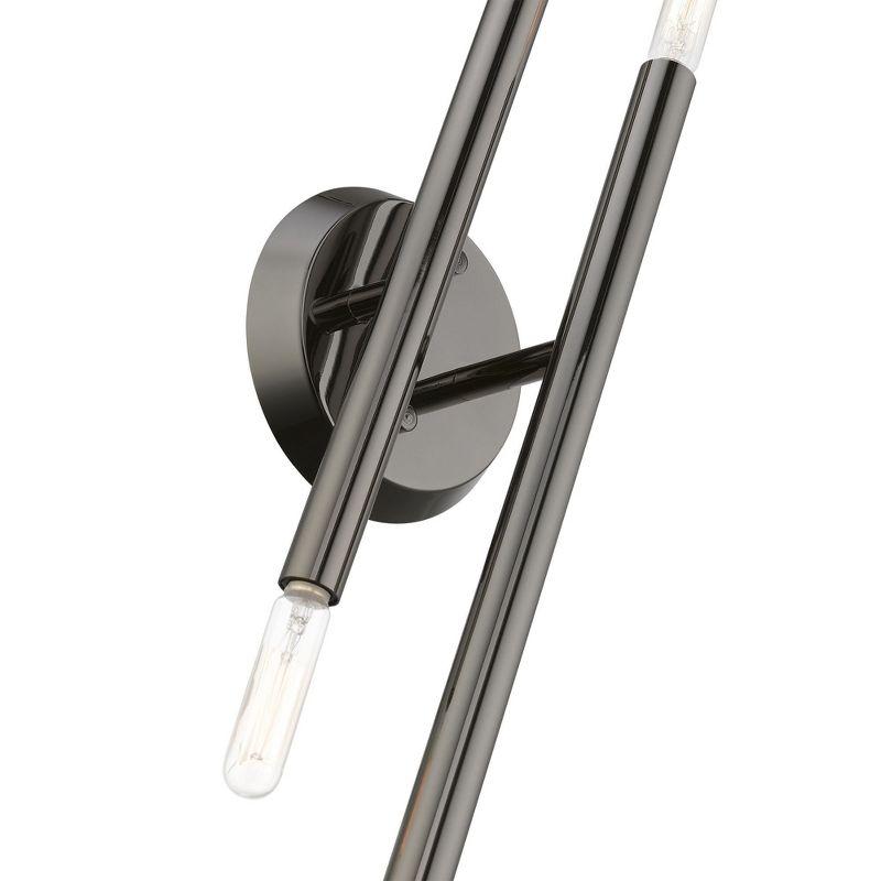 Livex Lighting Soho 4 - Light Wall Light in  Black Chrome