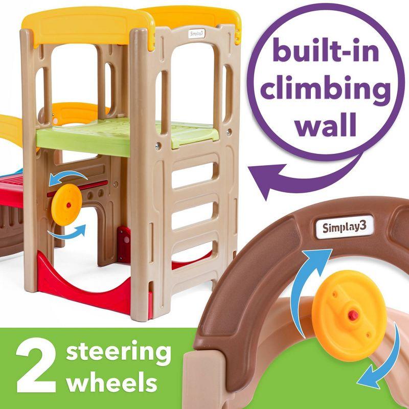 Simplay3 Young Explorers Indoor / Outdoor 4 Piece Modular Play System (4 Boxes) Dome Climber