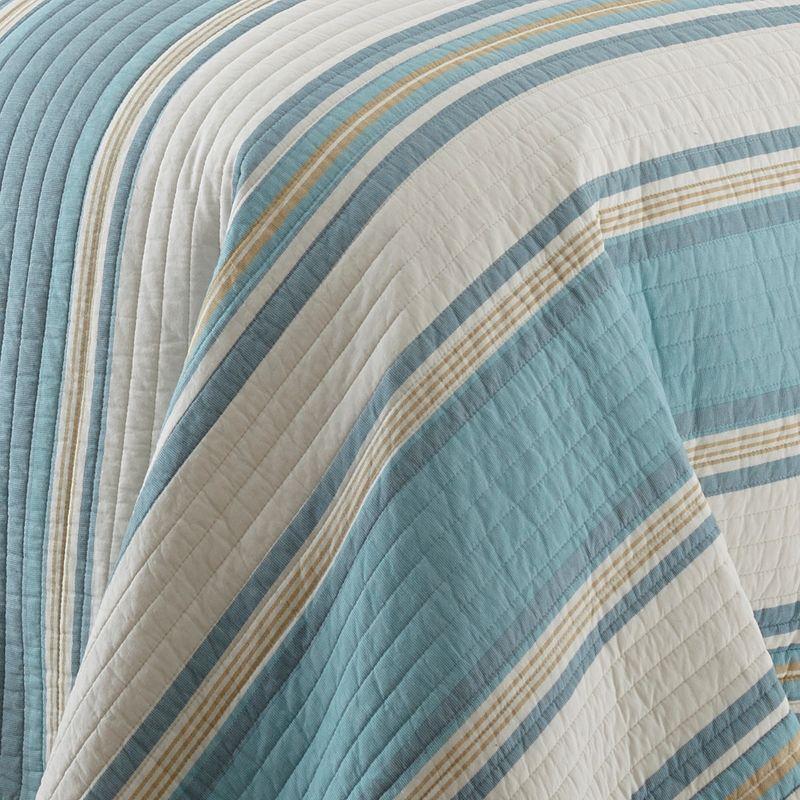 Blue Maui Quilt Set - One Twin/Twin XL Quilt and One Standard Sham - Levtex Home