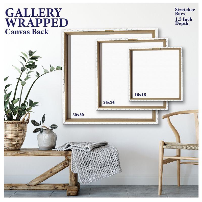 Courtside Market Red,White & Blue Glory 16x16 Gallery-Wrapped Canvas