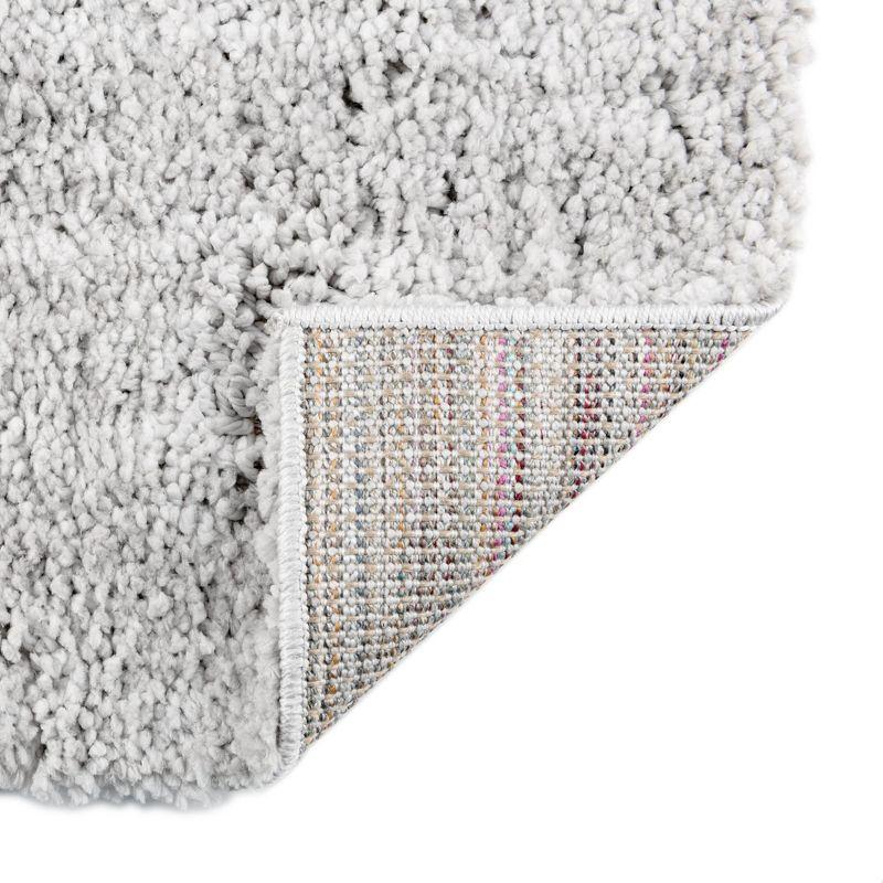 Jill Zarin Shaggy Chic Collection Area Rug - Shaggy (3' 3" x 5' 3" Rectangle Ash Gray)