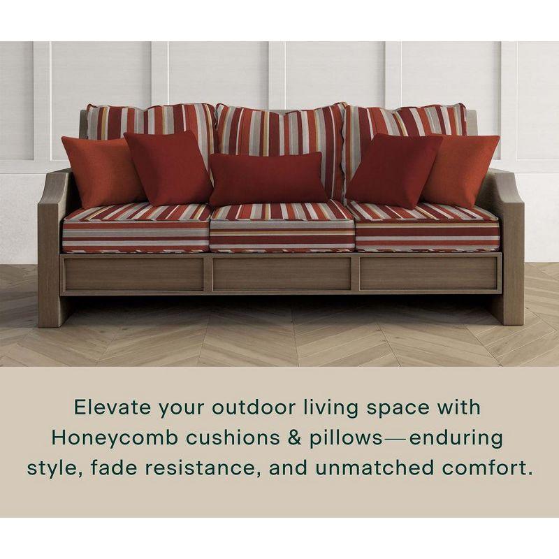 Honeycomb Outdoor Deep Seating Cushion Set