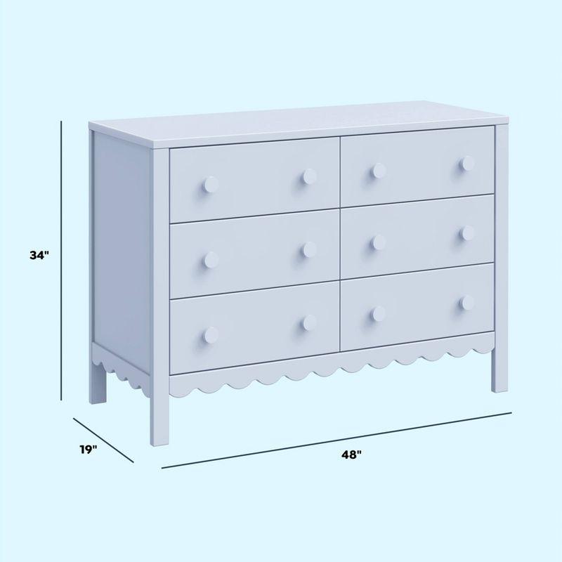 daVinci Sammy Scallop 6-Drawer Dresser