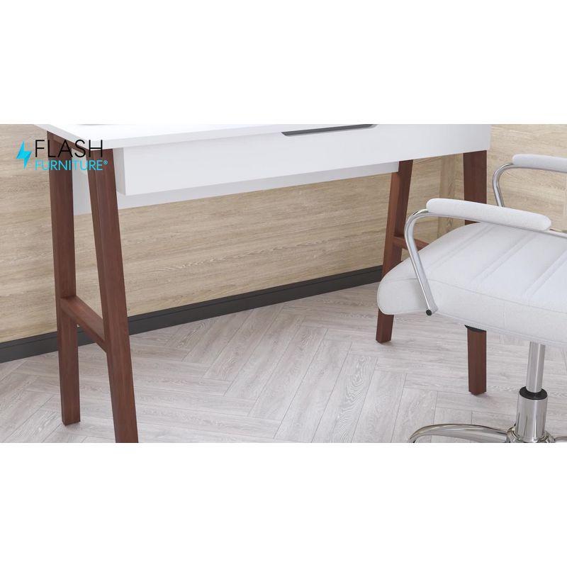 Zipcode Design™ Ferebee Home Office Writing Computer Desk with Drawer - Table Desk