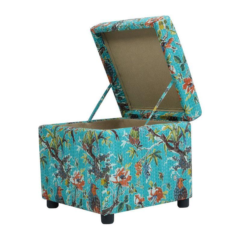 Jennifer Taylor Home Jacob 18" Storage Cube Ottoman