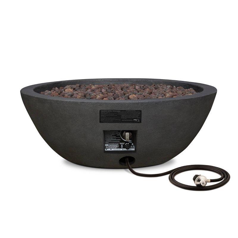 Fernanda Fire Bowl - Shale / Round