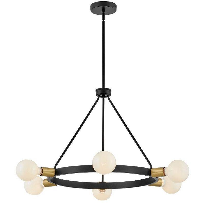 Lark Orla 6 - Light Chandelier in  Black