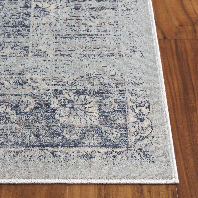 Vintage VTG113 Power Loomed Indoor Skid-Resistant Area Rug - Light Blue - 5'3"x7'6" - Safavieh