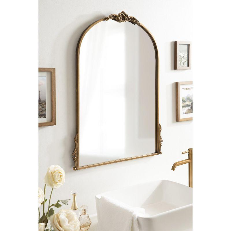 Kate and Laurel Myrcelle Decorative Framed Wall Mirror, 25x33, Gold