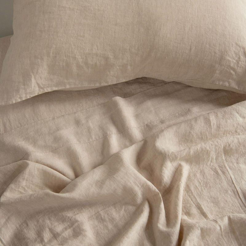 100% French Linen Sheet Set