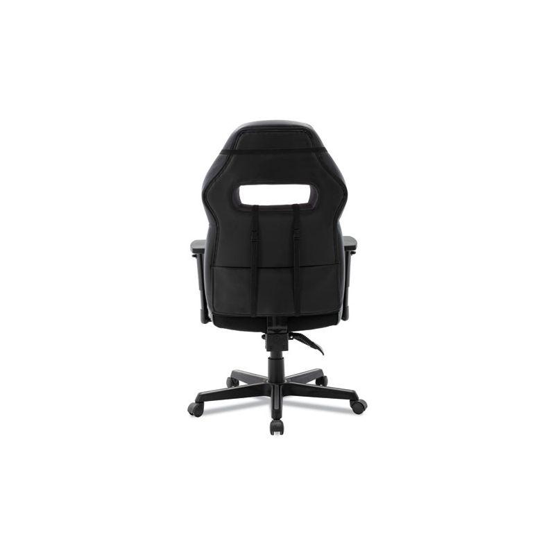 Alera Racing Style Ergonomic Gaming Chair, Supports 275 lb, 15.91" to 19.8" Seat Height, Black/Gray Trim Seat/Back, Black/Gray Base