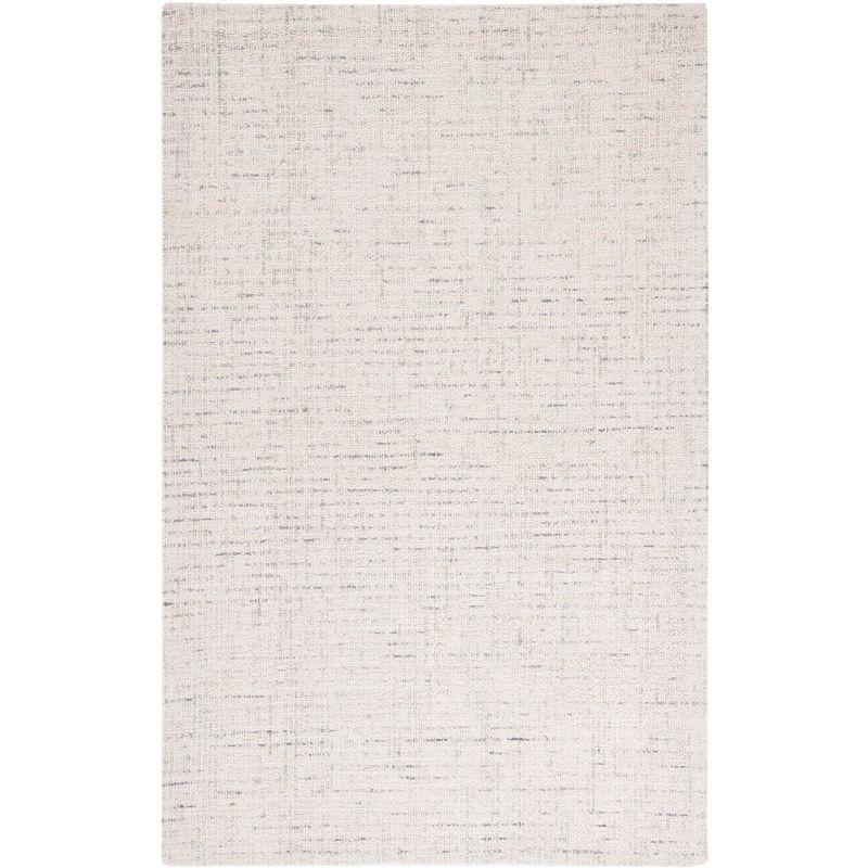 Abstract ABT468 Handmade Indoor Area Rug - Ivory/Light Gray - 6'x9' - Safavieh