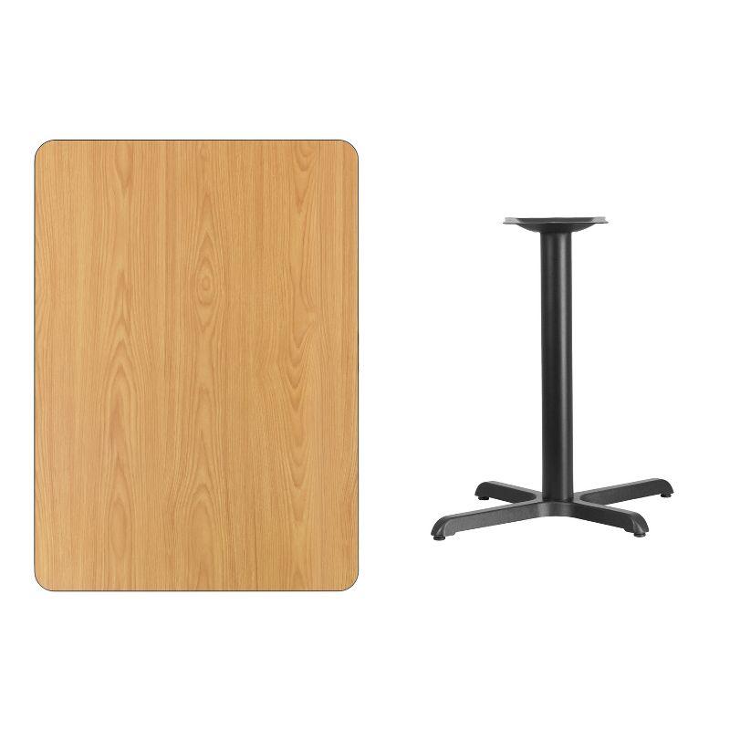 Carrus Laminate Pedestal Dining Table