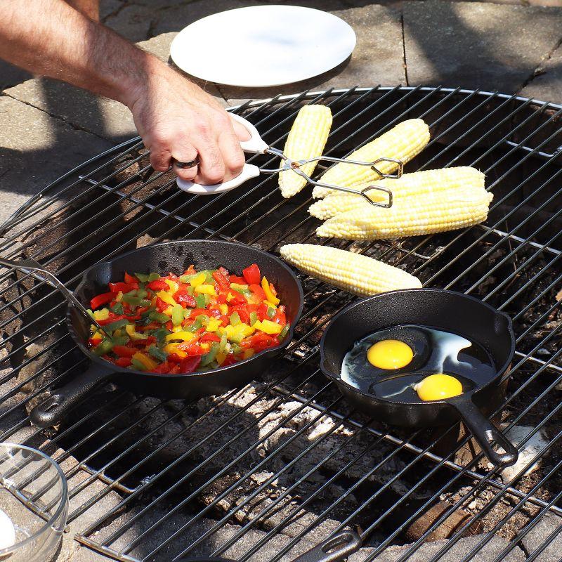 Hastings Home Nonstick Cast Iron Frying Pan Set - 3 Skillets