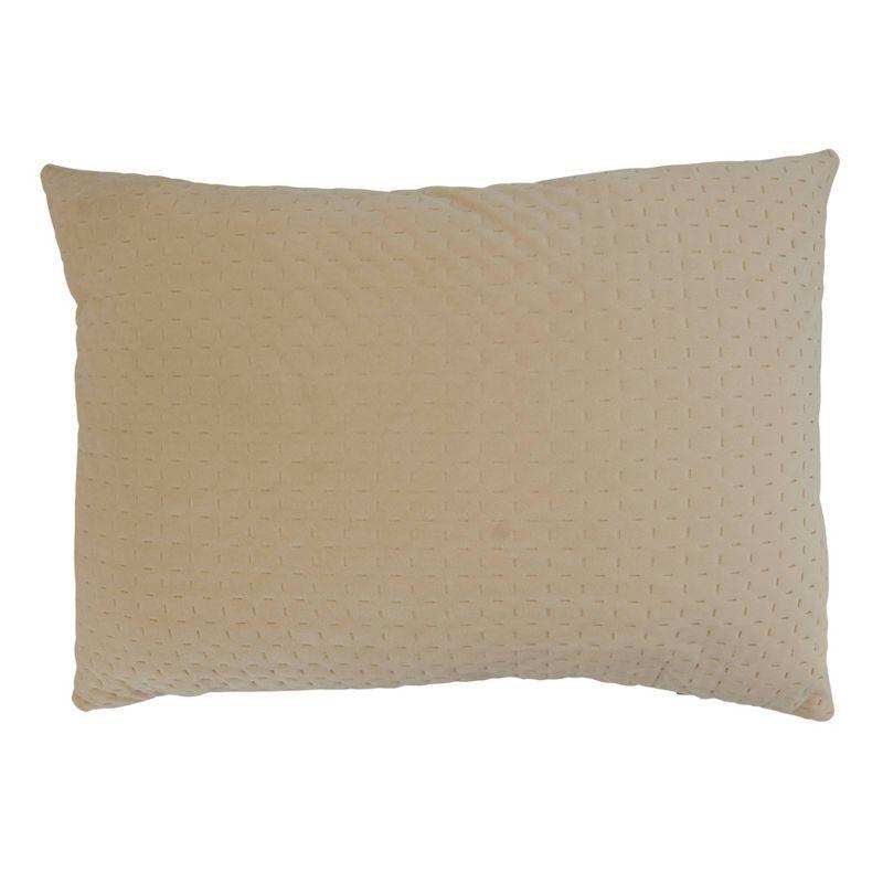 Pinsonic Velvet Design Poly-Filled Throw Pillow - Saro Lifestyle