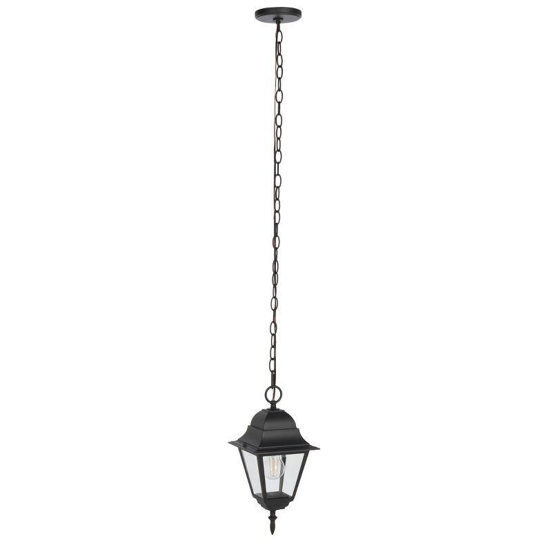 Rhion 7.1" Outdoor Pendant - PLT7027 - Black - Safavieh
