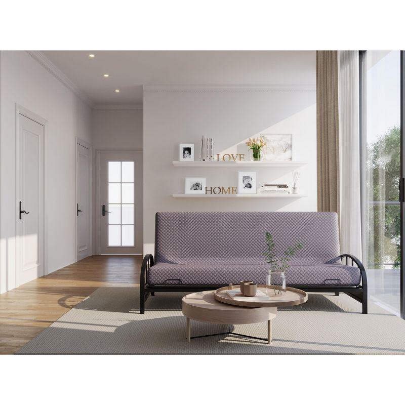 Milliard Full Size Memory Foam Futon Mattress, Gray
