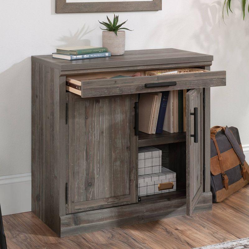 Pebble Pine Office Cabinet with Adjustable Shelving