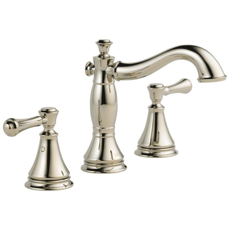 Cassidy Widespread Bathroom Faucet 3 Hole, 2-handle Bathroom Sink Faucet with Drain Assembly