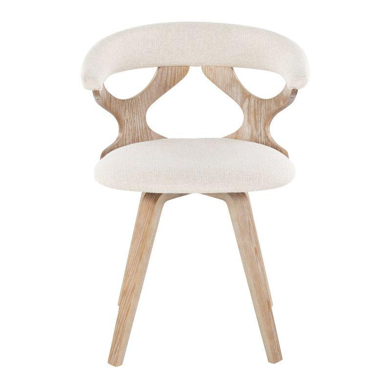 Gardenia Dining Chair White Wash/Cream - LumiSource