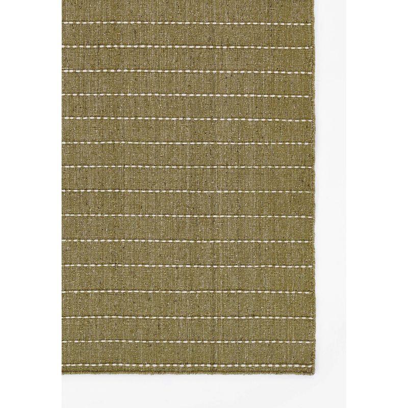 Kofi Wool Rug - Green / 3'6" x 5'6"