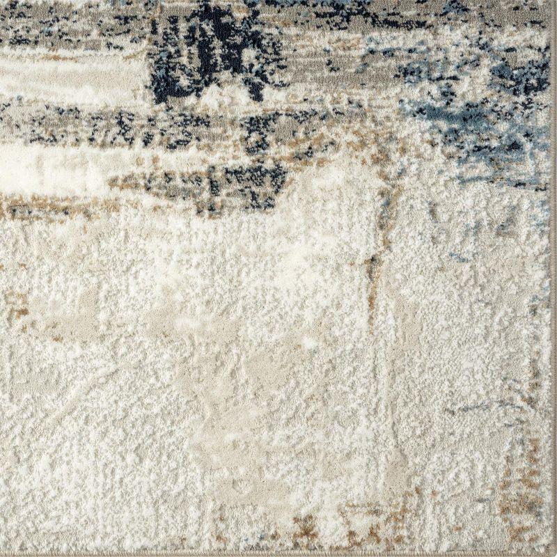 Luxe Weavers Distressed Abstract Area Rug