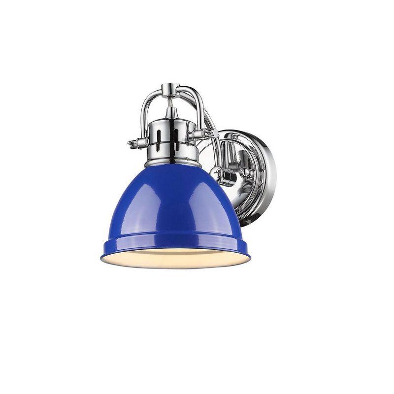 Golden Lighting Duncan 1-Light Wall Sconce in Aged Brass