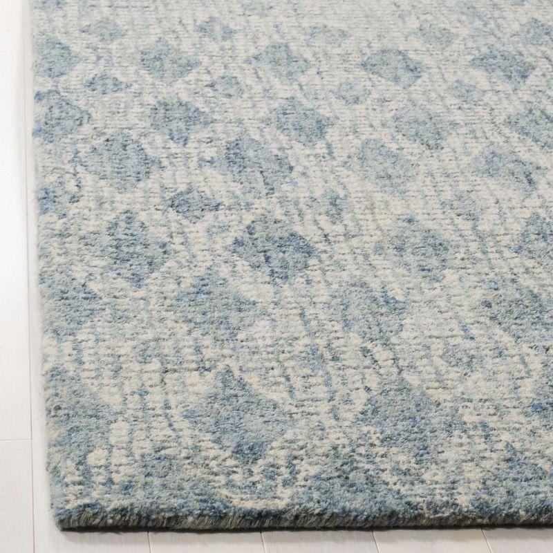 Abstract ABT206 Hand Tufted Area Rug - Ivory/Blue - 4'x6' - Safavieh.