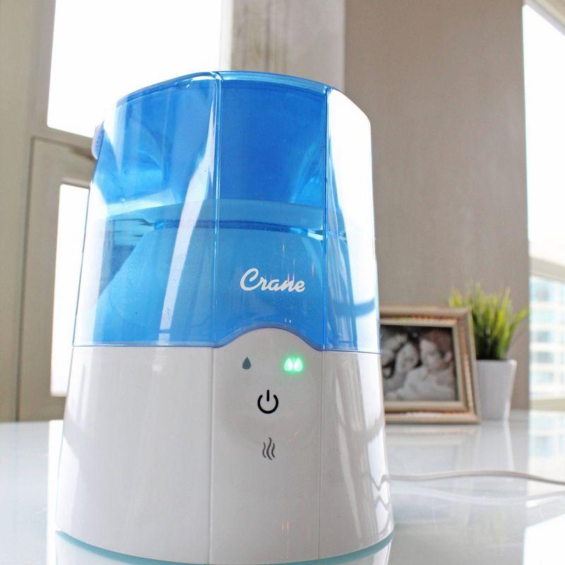 Crane USA Crane USA 0.5 Gallons Warm Mist Steam Tabletop Humidifier for 250 Cubic Feet