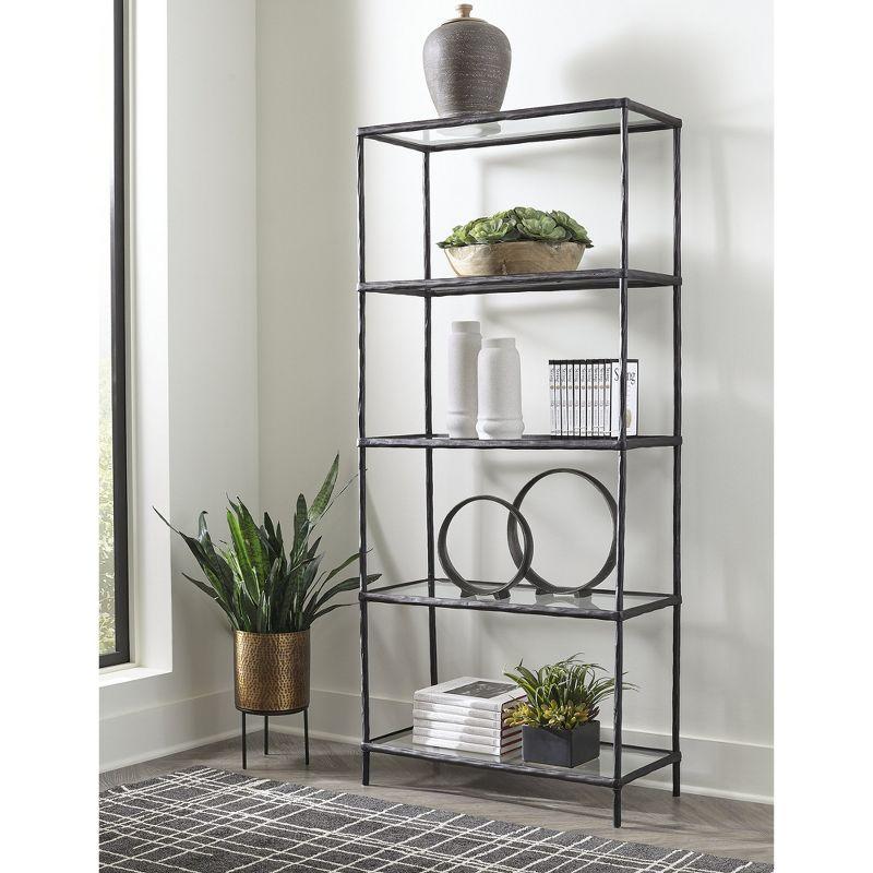 Ryandale 72'' H x 32'' W Aluminum Etagere Bookcase